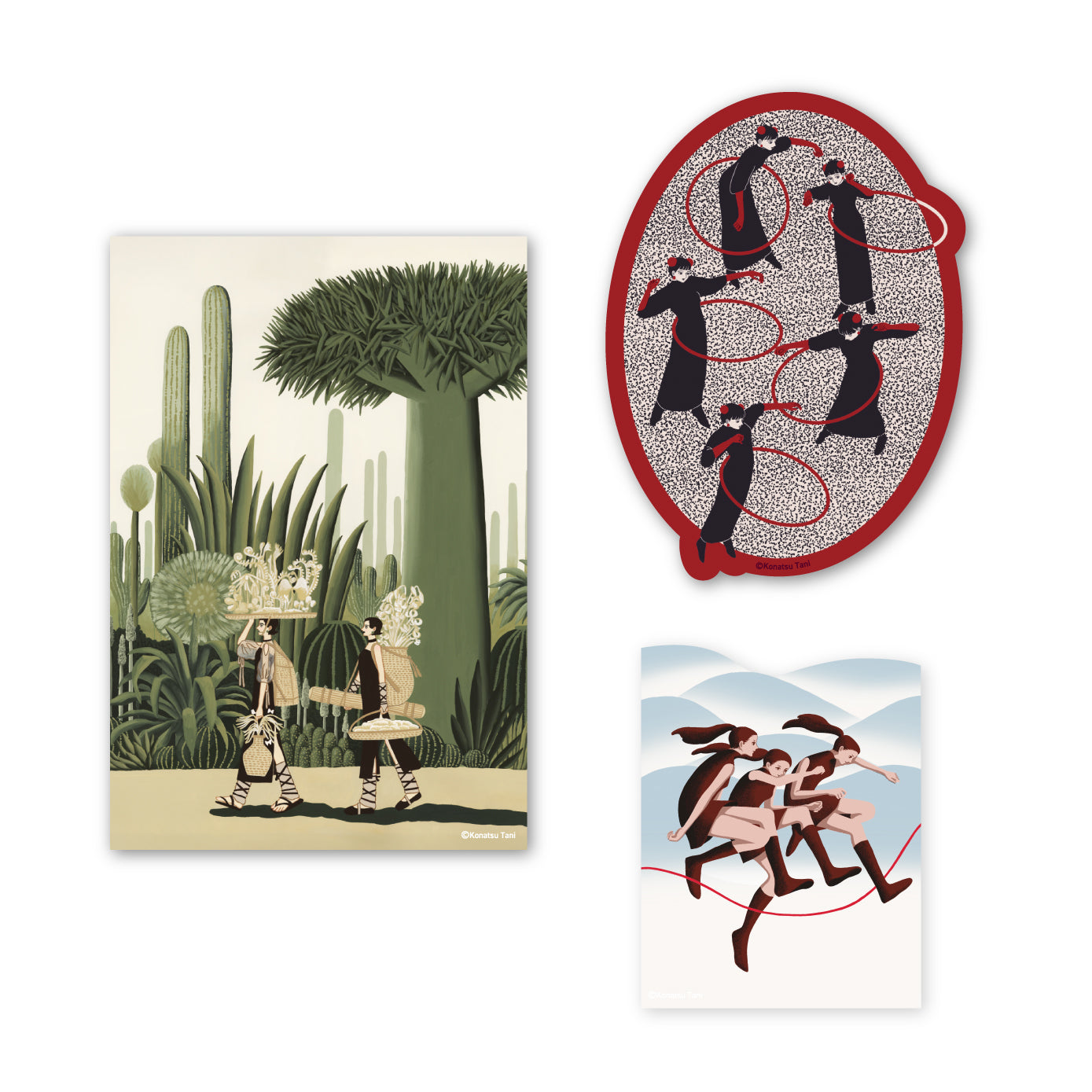 ステッカーセット / 谷小夏