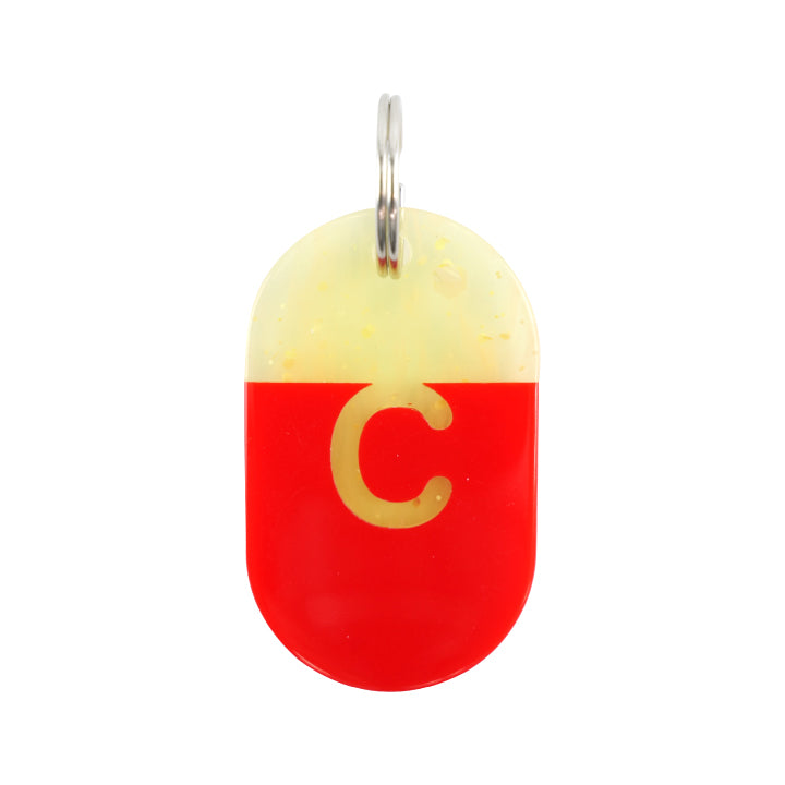 C / アルファベット大文字 / Acryl Tag Plate