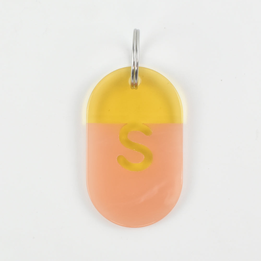 S / アルファベット大文字 / Acryl Tag Plate