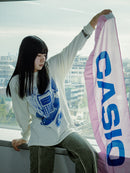10/28 AM10:00 (JST) - 开始预购销售 CASIO 长袖 T 恤/象牙色