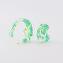 mom ear ware / earrings L size / green-01 / NEWSED