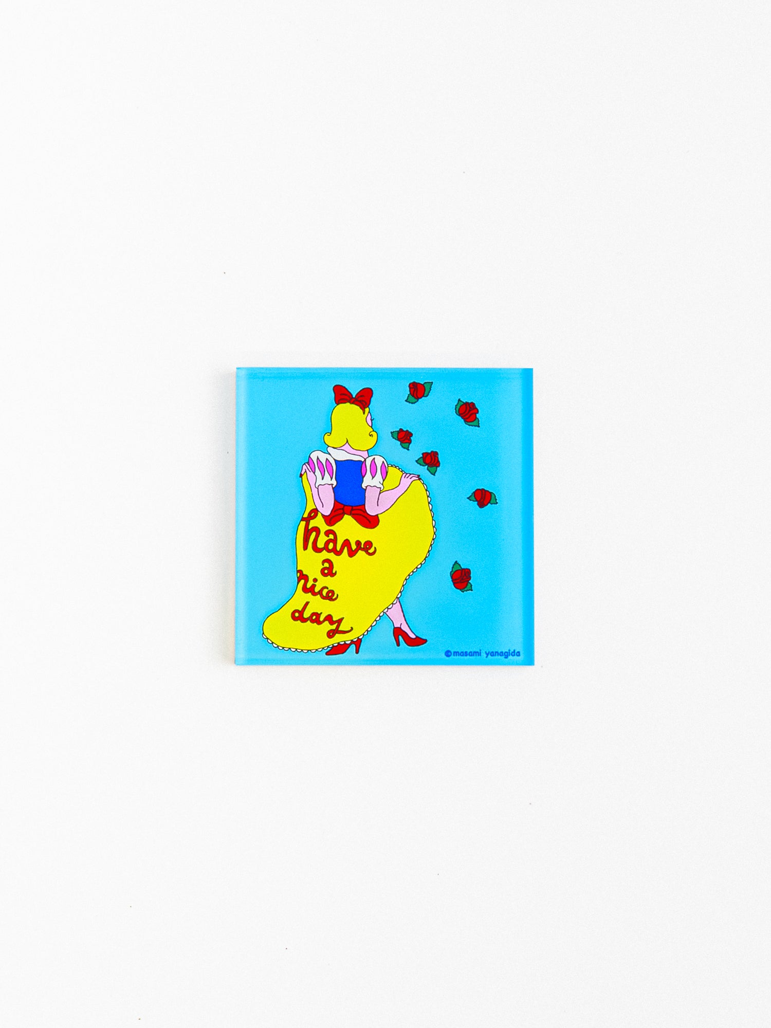 アクリルマグネット（ブルー） / ヤナギダマサミ