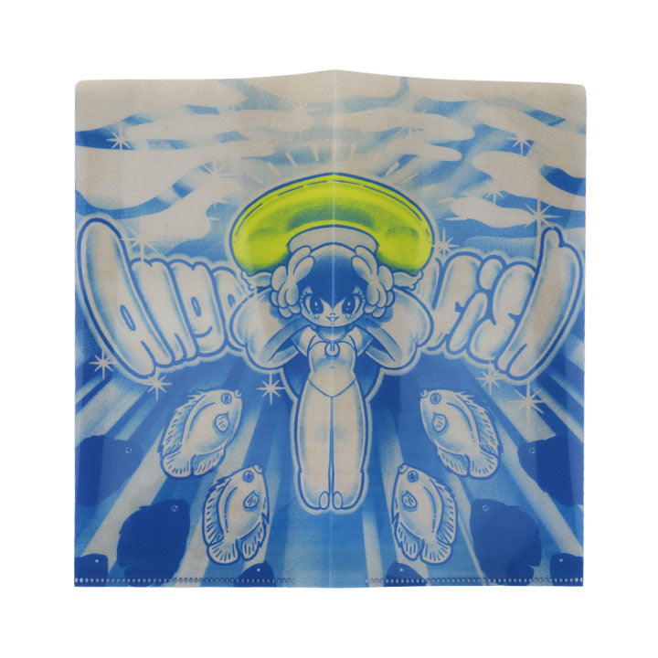 クリアファイル / ブルー / つのがい