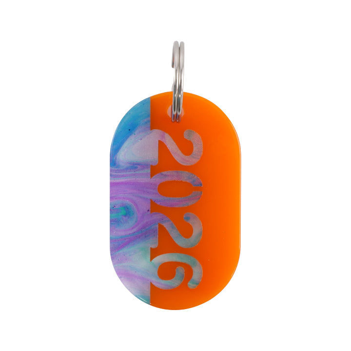 Acryl Tag Plate Year Number 2026