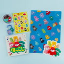 “Pokkoshi” picture book release commemoration Nice Pokkoshi! Set (blue x purple)