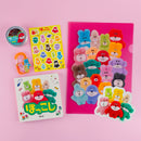 “Pokkoshi” picture book release commemoration Nice Pokkoshi! Set (pink x yellow)