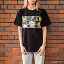 VINYL 图案 T 恤/Smuggling/Munehiro Yoshimura/黑色