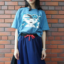 VINYL 图案 T 恤 /Emi Ozaki /Hello /Slate