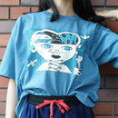 VINYL 图案 T 恤 /Emi Ozaki /Hello /Slate