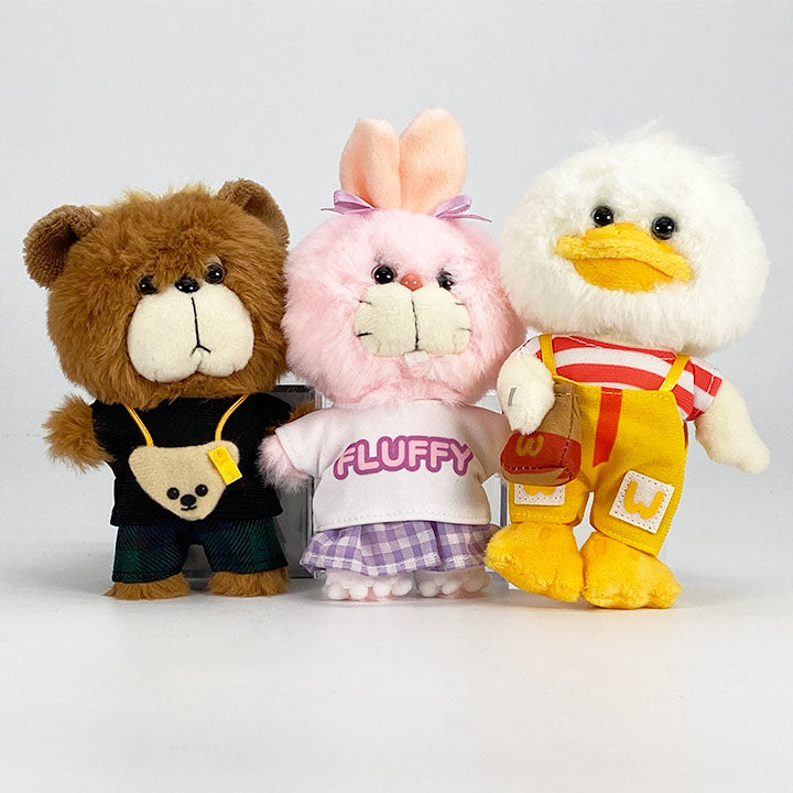 Tiny Zoo 毛绒玩具3 件套2 / Akane Ishika