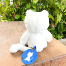 White cat stuffed toy/umao