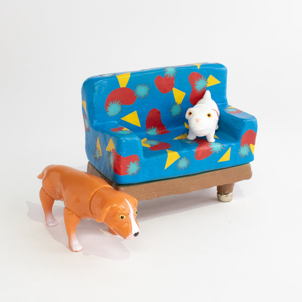 [Lottery ended] [One off] Couch with Bubbie and Coco set / Bombastic Plastic / Neil Ewing