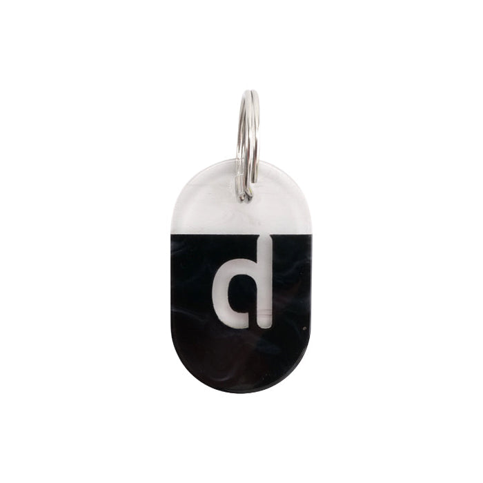d / アルファベット小文字 / Acryl Tag Plate