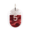 Acryl Tag Plate Number / 5 / 25 / NEWSED