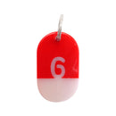 Acryl Tag Pate Number / 6 / 08 / NewseD