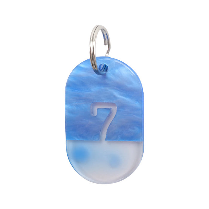 Acryl Tag Plate Number / 7 / 16 / NEWSED