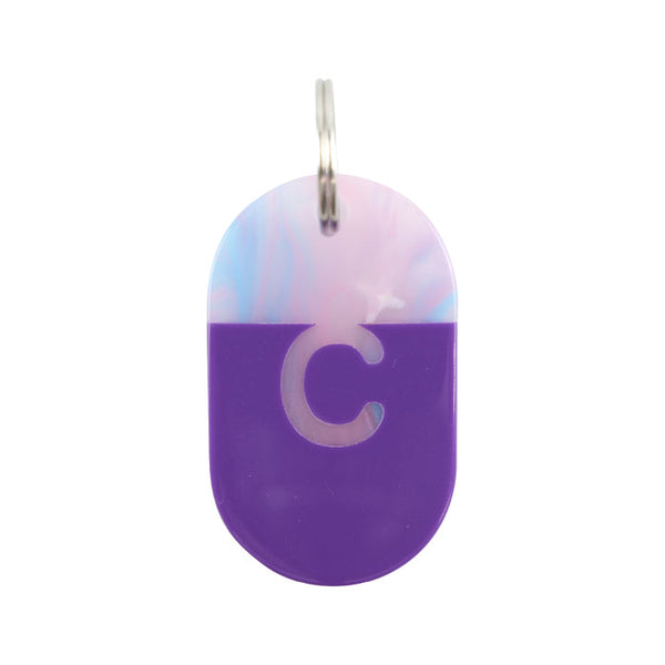 C / アルファベット大文字 / Acryl Tag Plate