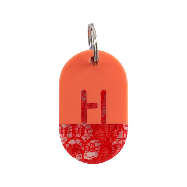 仕上げ前イメージ品【アトリエＲ・Ｔ】オールスワロフスキー製　アクリルプレート作品 Acryl Tag Plate / H / 12 / NEWSED