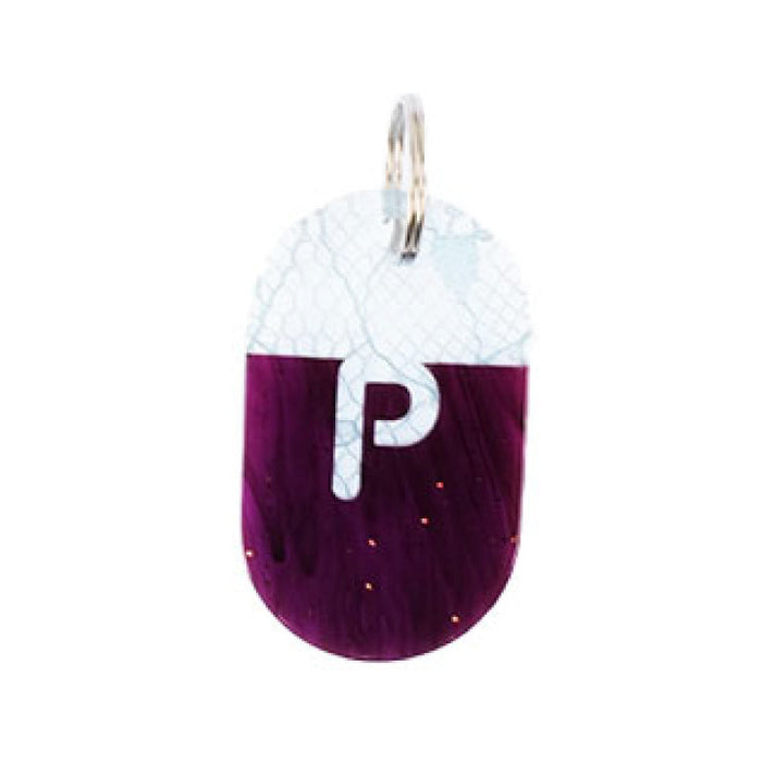 P / Uppercase Alphabet / Acryl Tag Plate