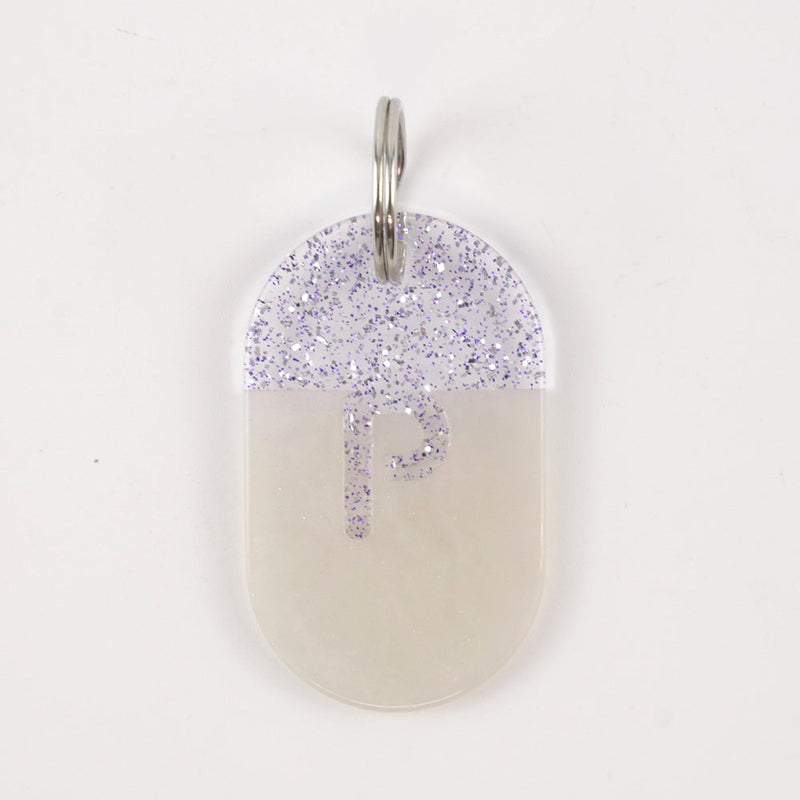 P / Uppercase Alphabet / Acryl Tag Plate