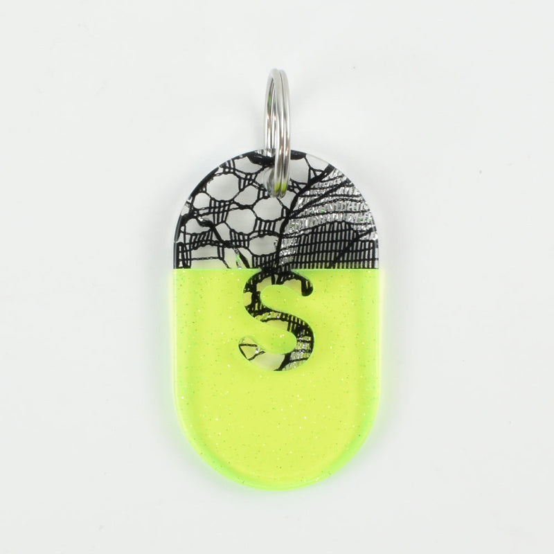 S / アルファベット大文字 / Acryl Tag Plate