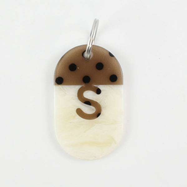 S / アルファベット大文字 / Acryl Tag Plate