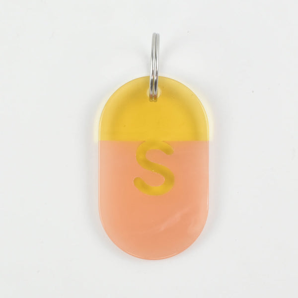 S / アルファベット大文字 / Acryl Tag Plate
