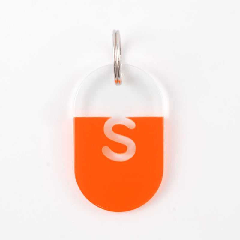 S / アルファベット大文字 / Acryl Tag Plate