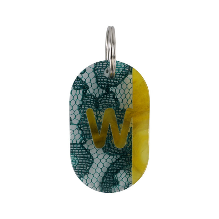 W / アルファベット大文字 / Acryl Tag Plate