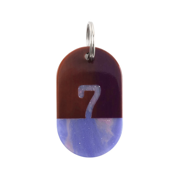Acryl Tag Plate Number / 7 / 13 / NEWSED
