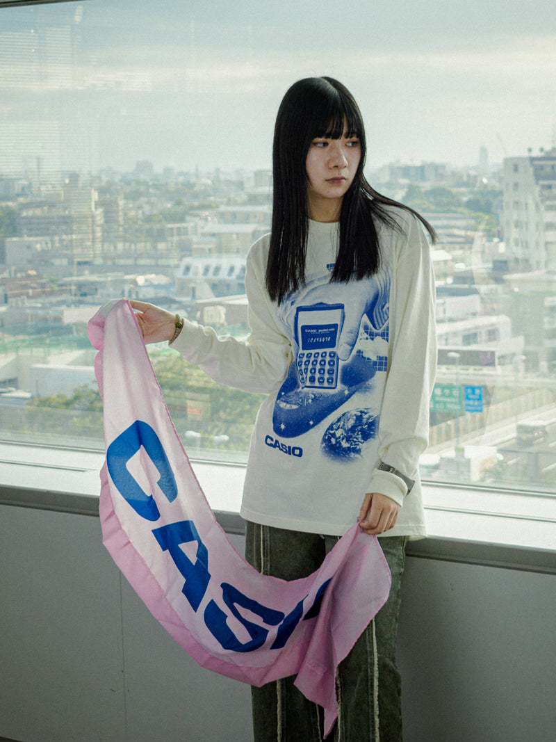10/28 AM10:00(JST)-予約販売開始 CASIO LONG SLEEVE T-SHIRT / アイボリー