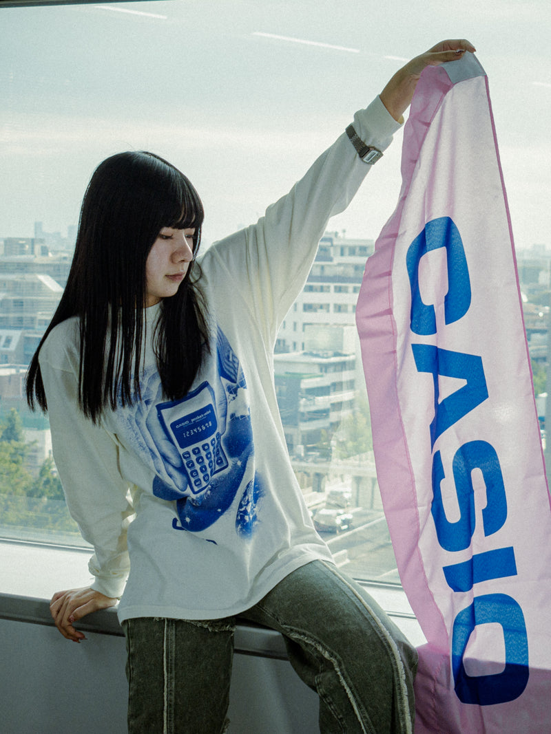 10/28 AM10:00(JST)-予約販売開始 CASIO LONG SLEEVE T-SHIRT / アイボリー