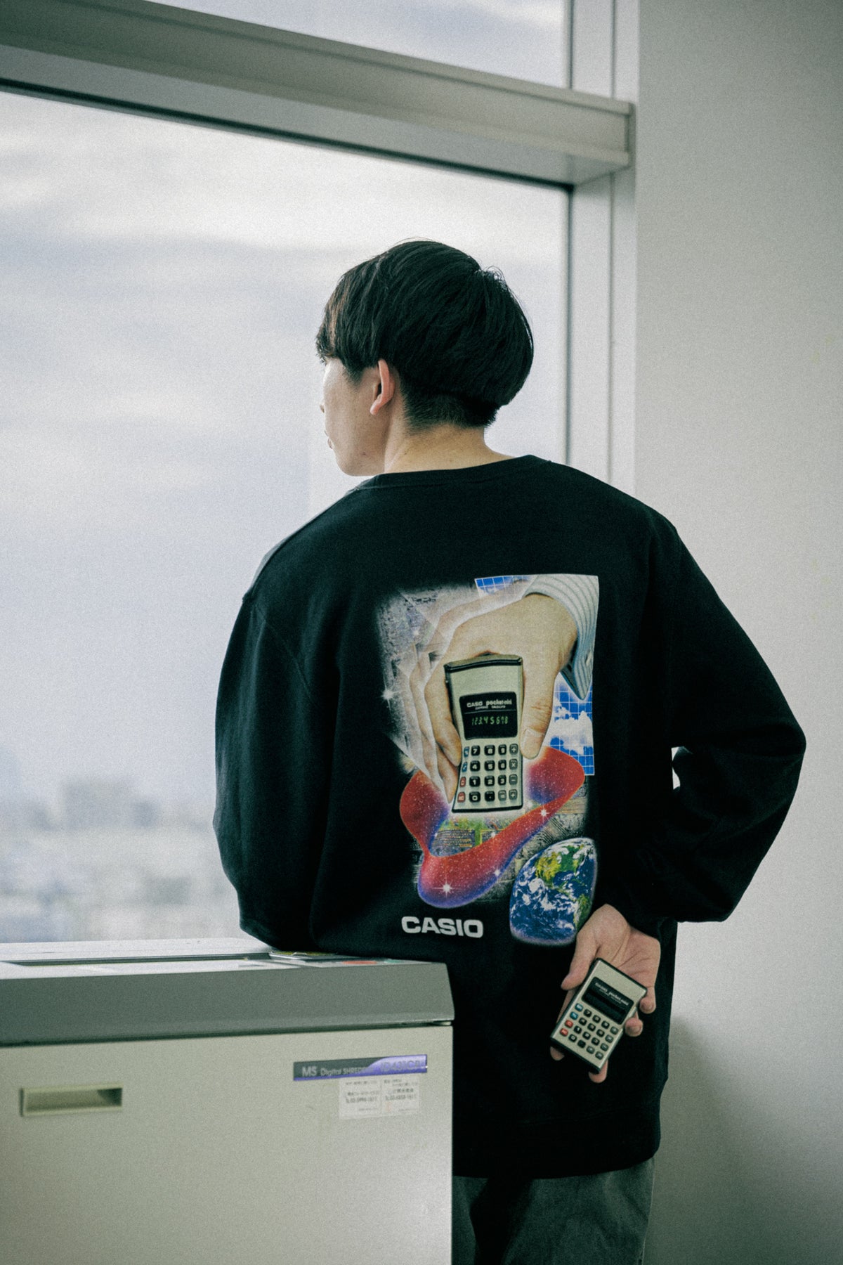 CASIO SWEAT / ブラック