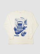 CASIO LONG SLEEVE T-SHIRT / アイボリー