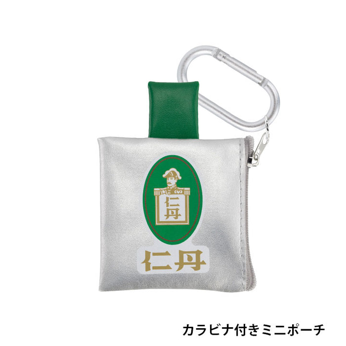 カラビナ付きミニポーチ