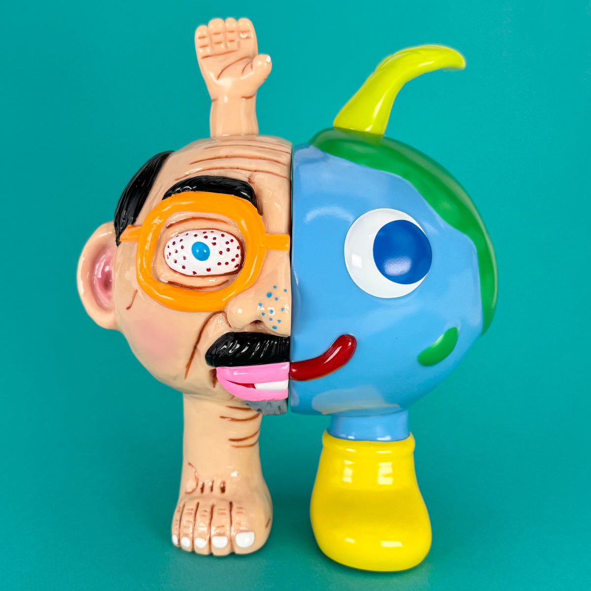 デハラユキノリ　直筆　ペイント　MUNNY 人形 抽選販売】50/50 / デハラユキノリ✕Leeeeee Toy