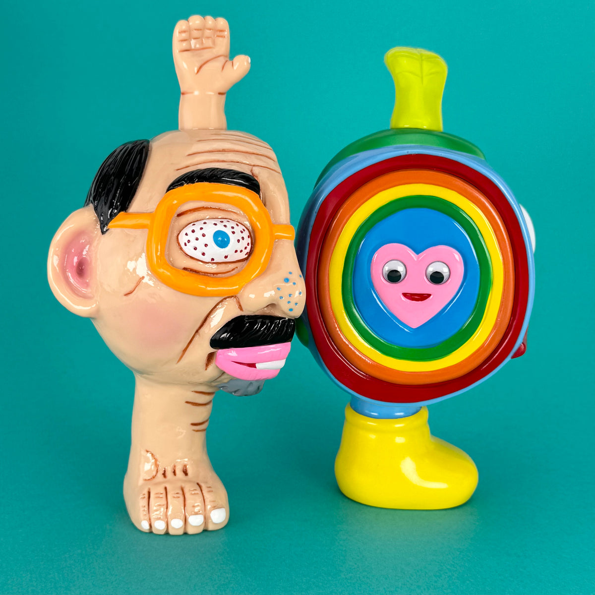 デハラユキノリ　直筆　ペイント　MUNNY 人形 デハラユキノリ直筆ペイントMUNNY 人形