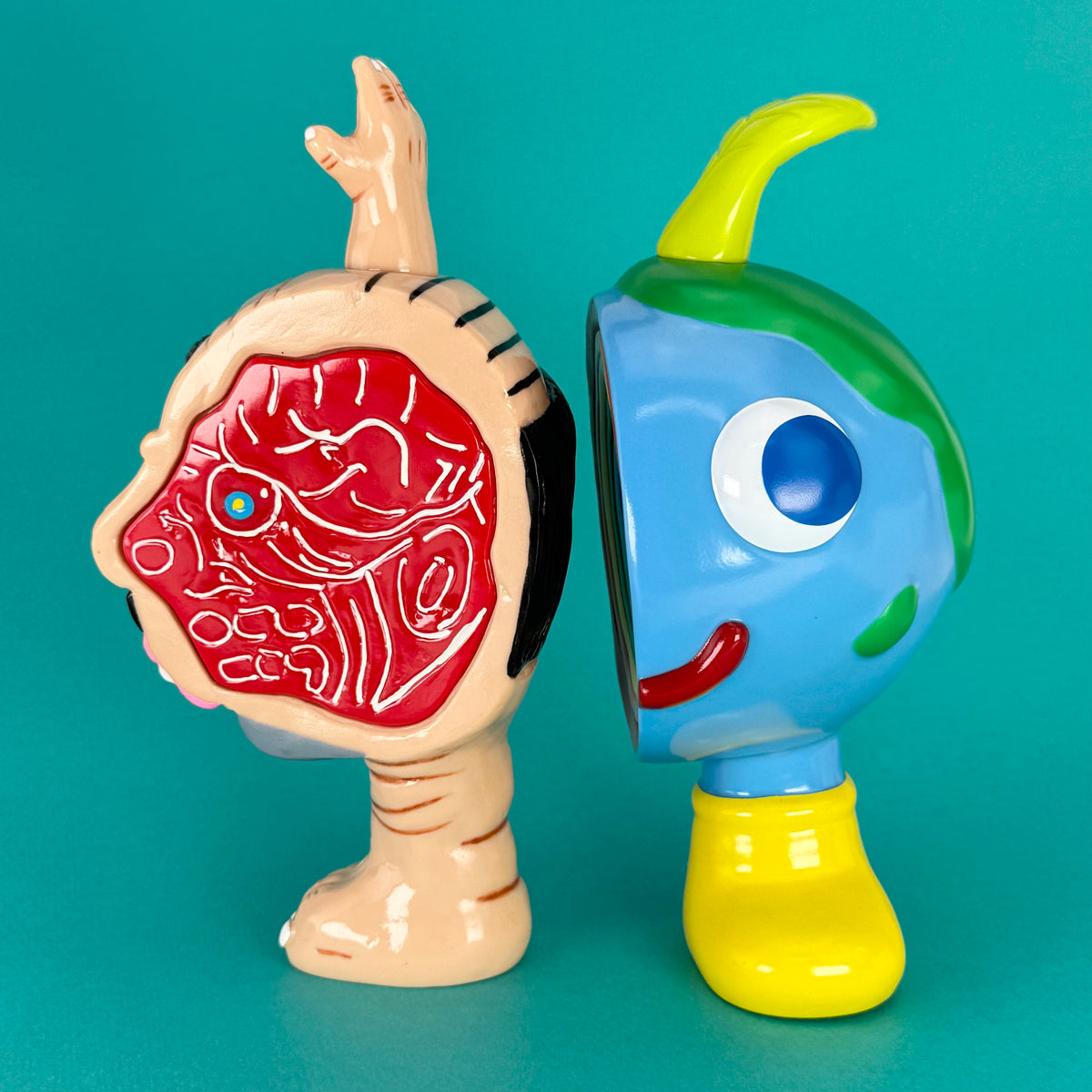 デハラユキノリ × LEEEEEE TOY 混沌 ソフビ世界の無秩序状態ソフビ 抽選販売】50/50 / デハラユキノリ✕Leeeeee Toy