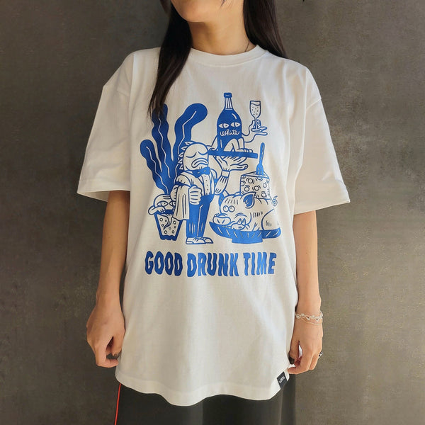 10/21 AM10:00(JST)-販売開始 グラフィックTシャツ ホワイト / オザキエミ