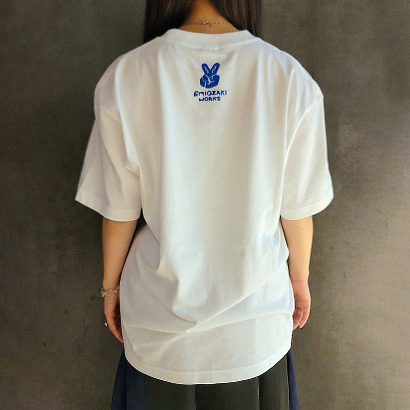 10/21 AM10:00(JST)-販売開始 グラフィックTシャツ ホワイト / オザキエミ