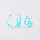 mom ear ware / earrings L size / blue-01 / NEWSED