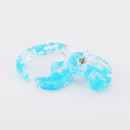 mom ear ware / earrings L size / blue-01 / NEWSED