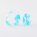 mom ear ware / イアリング Lサイズ / blue-02 / NEWSED