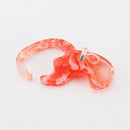 mom ear ware / イアリング Lサイズ / red-02 / NEWSED