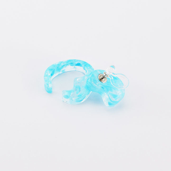 mom ear ware / earrings S size / blue-02 / NEWSED