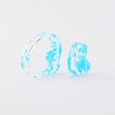 mom ear ware / earrings L size / blue-01 / NEWSED