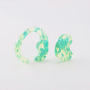 mom ear ware / earrings L size / green-02 / NEWSED