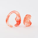 mom ear ware / earrings L size / red-02 / NEWSED