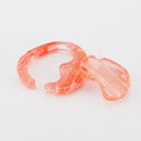 mom ear ware / earrings L size / red-03 / NEWSED