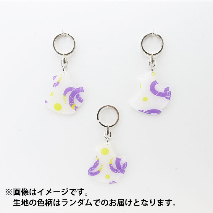 / 023 / アーボ POKÉMON SHIRTS FABRIC SCRAPS KEYHOLDER NEWSED